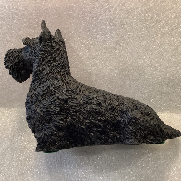 Vintage Castagna Italy Black Scottish Terrier Figurine Resin 1988 - Picture 3 of 6